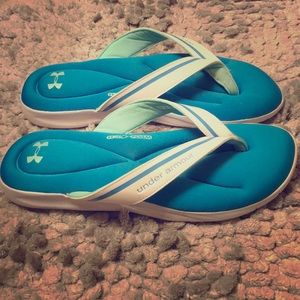 Under Armour flip flops